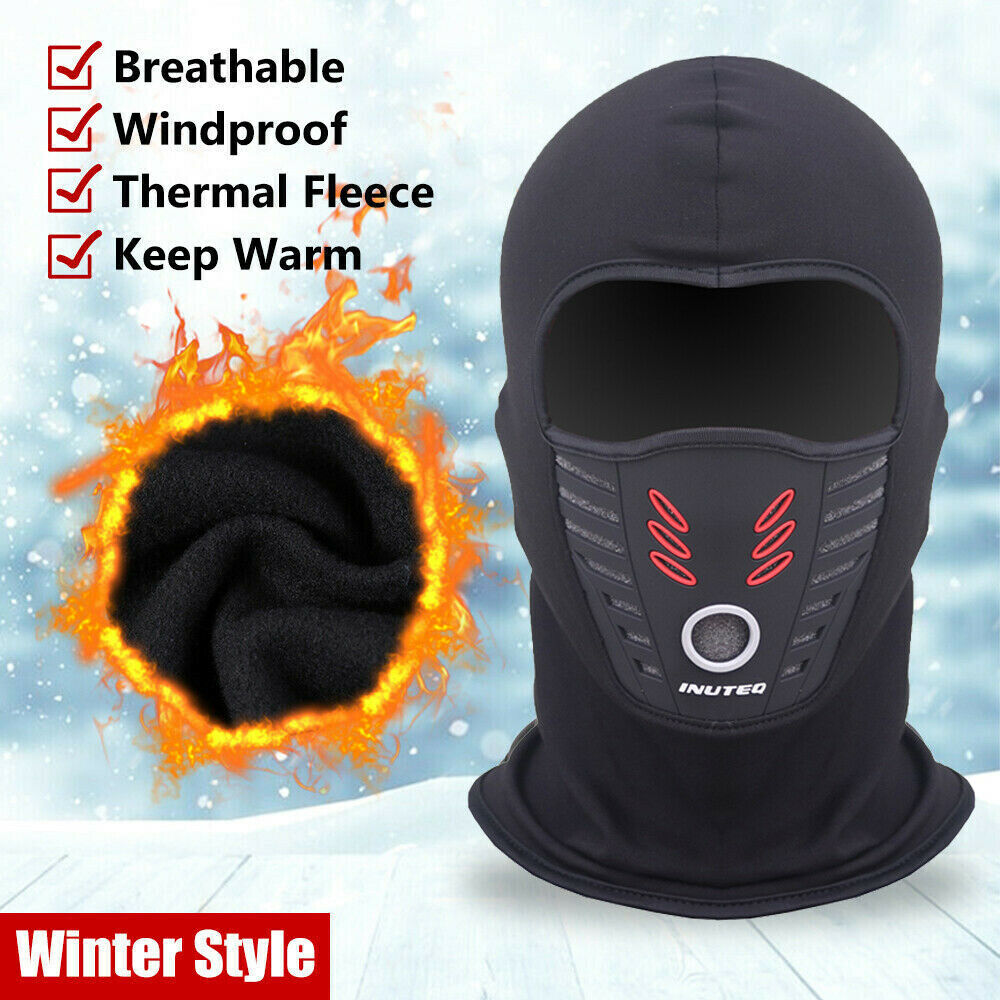Tactical Balaclava Full Face Mask Headgear Caps Ski Hood Hunting Black For Men