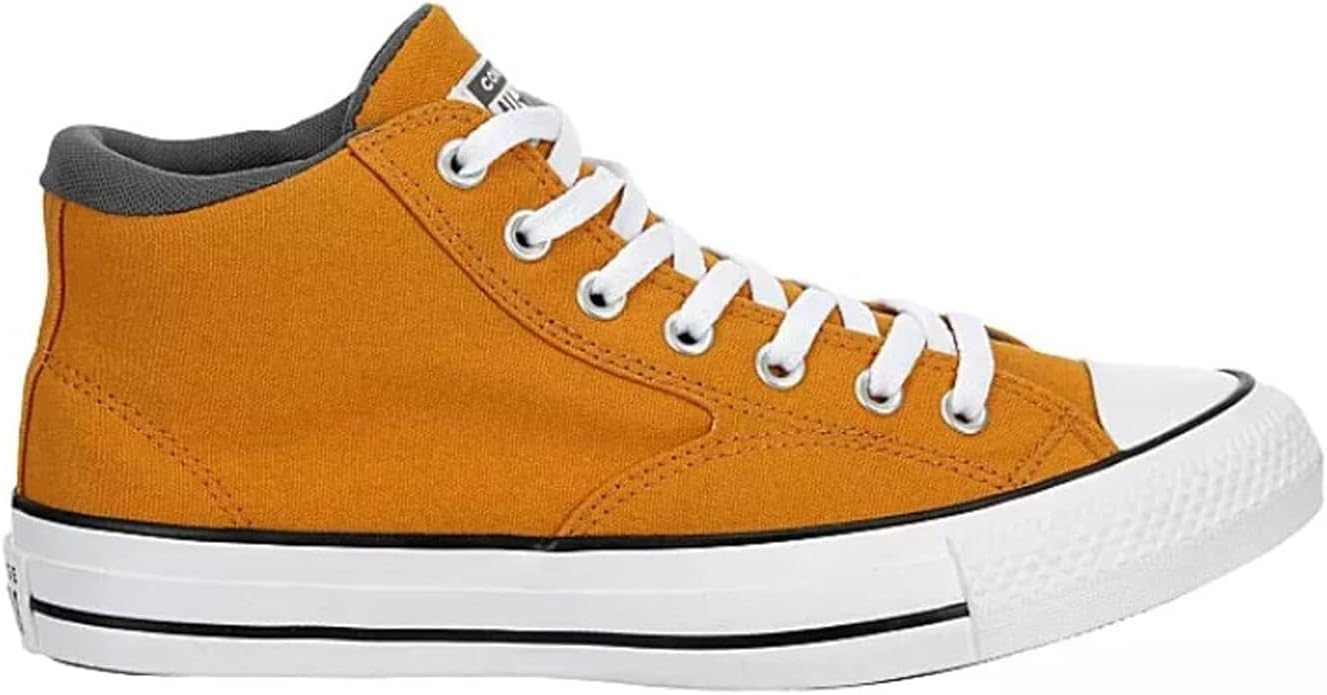Converse Unisex-Adult Chuck Taylor All Star Malden Street Mid High Canvas Sneaker - Lace up Closure Style (Golden Sundial/Cyber Grey, 13.5 Women/11.5 Men)