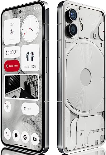Nothing Phone (2) 5G - 6.7&rdquo; LTPO AMOLED Display, 512GB + 12GB RAM, Glyph Interface, OS 2.0, Unlocked Android Smartphone - International/Global Version (White)