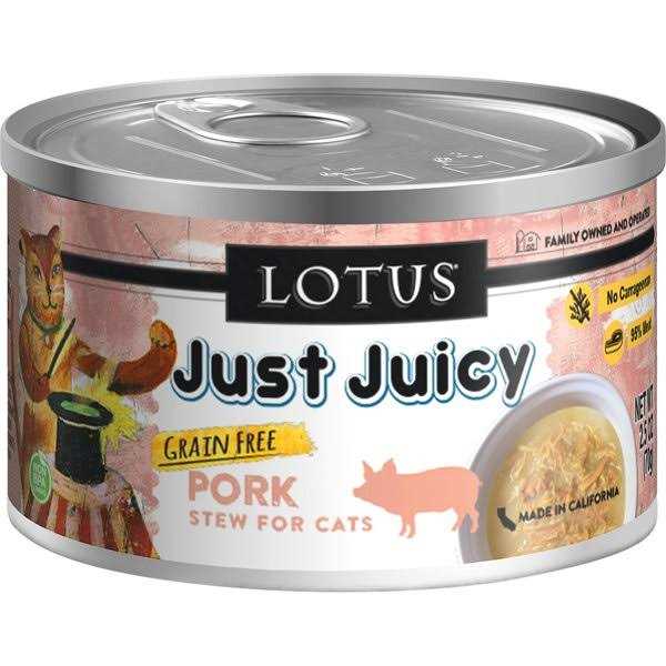 Lotus Just Juicy Venison Stew Canned Cat Food - Pet Supplies online store