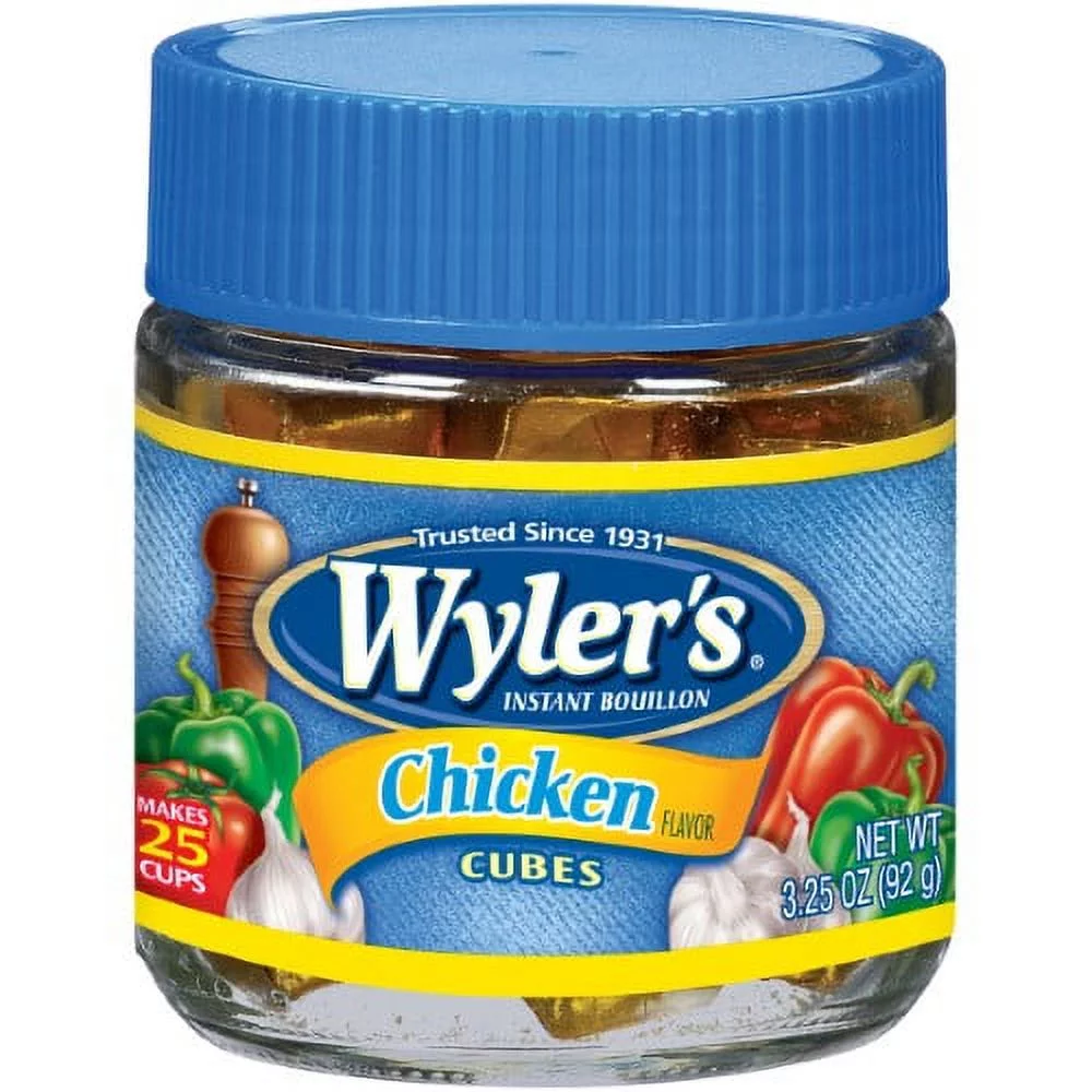 Wyler's Instant Bouillon Chicken Cubes (Pack of 4)