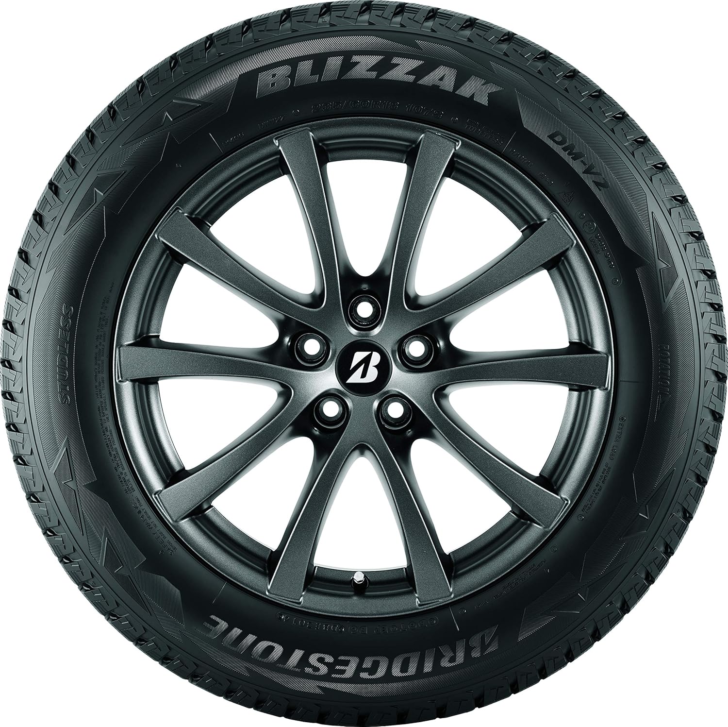 Bridgestone Blizzak DM-V2 Winter/Snow SUV Tire 225/65R17 102 S