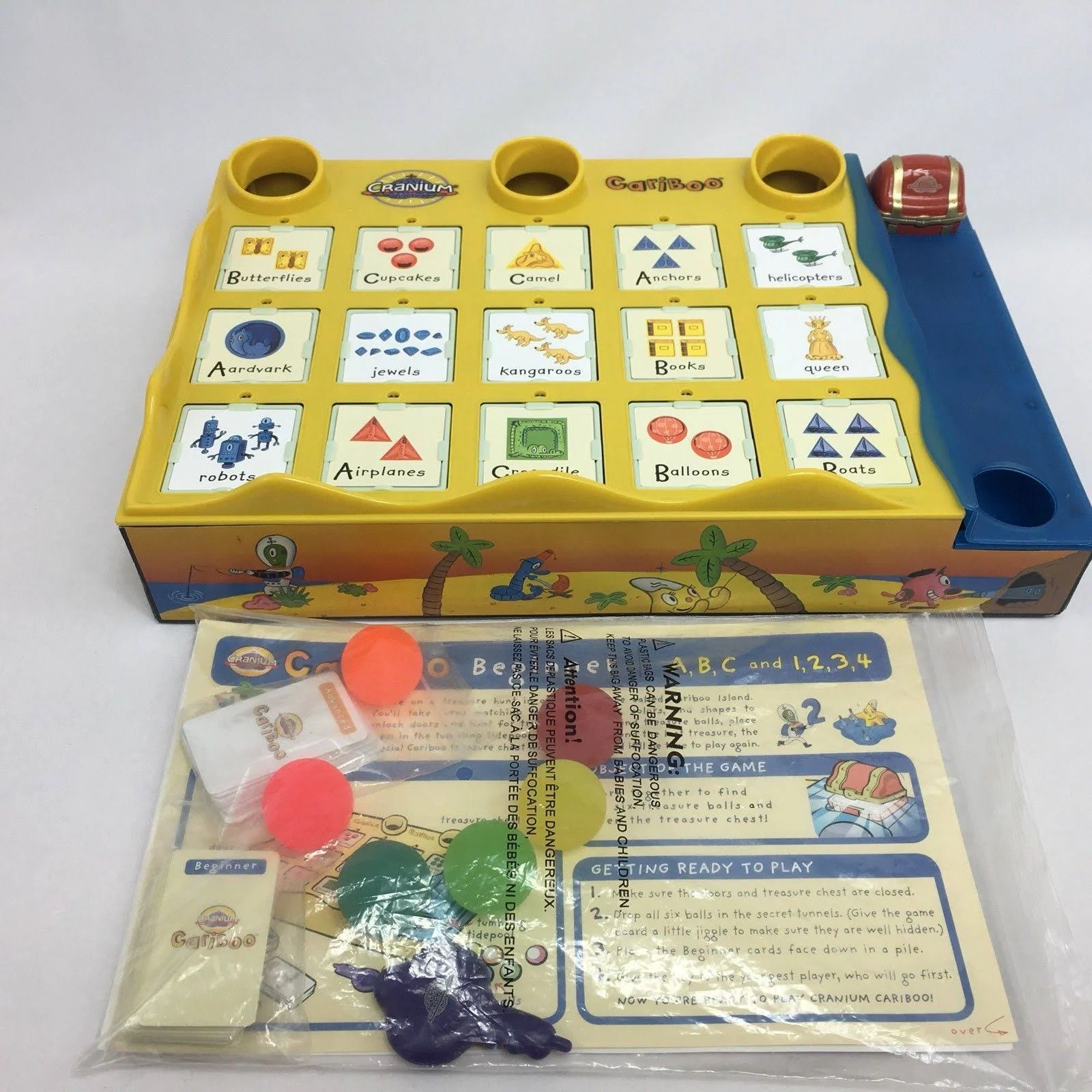 Cranium Cariboo Magical Treasure Hunt Game 2002 Complete