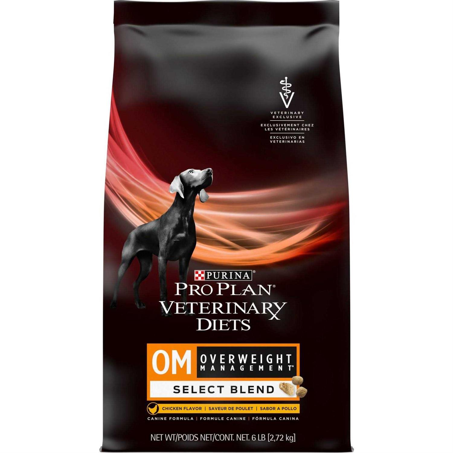 Purina Pro Plan Veterinary Diets OM Select Blend Overweight Management Dry Dog Food - Pet Supplies online store