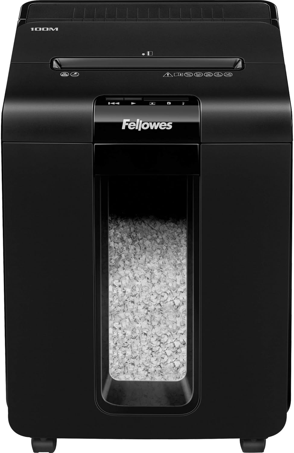 Fellowes AutoMax 100M Auto Feed Shredder, Black, 26.4