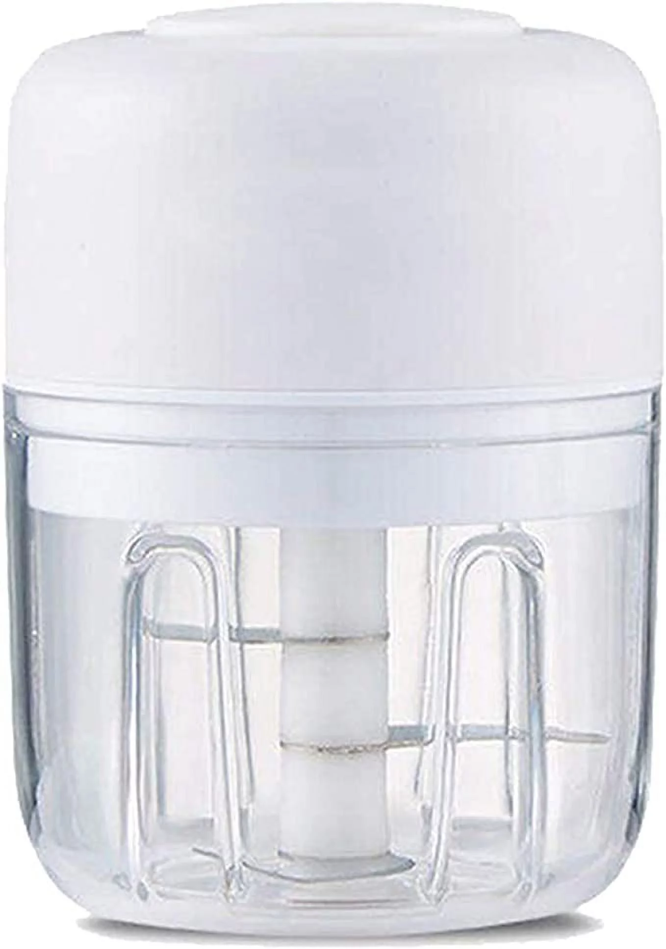 Nvzi Garlic Chopper Electric Mini USB Portable, Food Processor, Garlic Press Mincer, Grinder for Meat Vegetable, BPA Free (1cup, White)