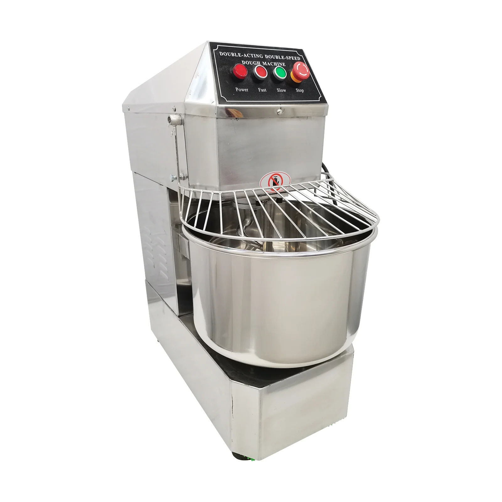 INTSUPERMAI Commercial Electric 30QT Dough Mixer Machine Double Action Double Speed