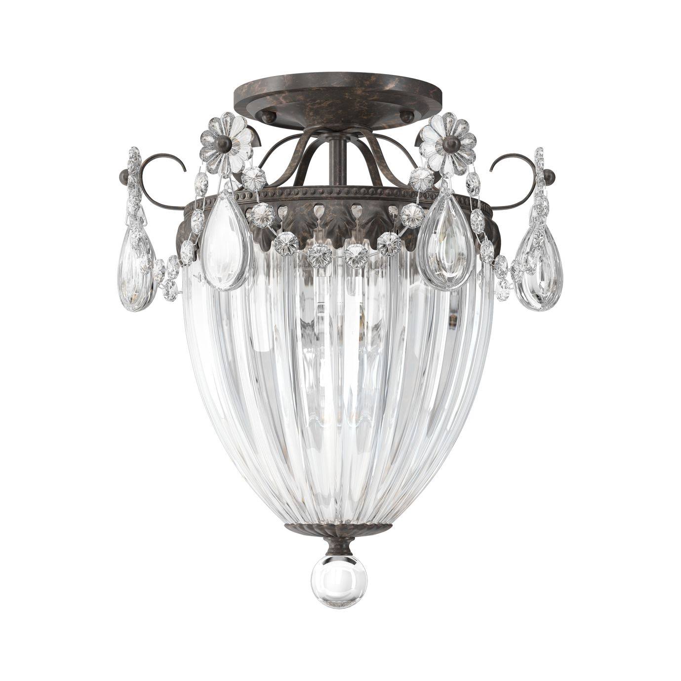 Schonbek Bagatelle 3-Light Semi Flush Mount