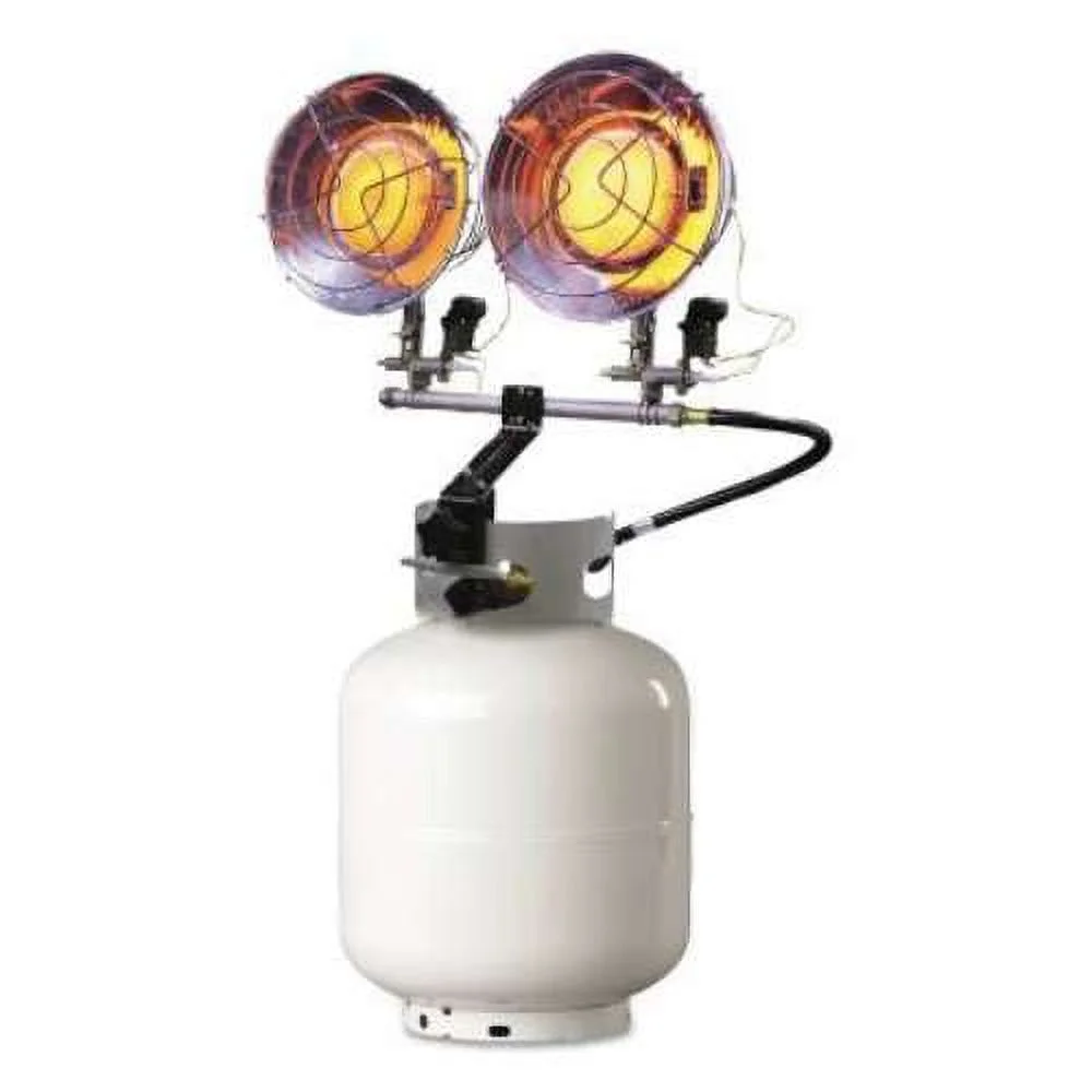 HeatStar Portable Propane Radiant Heaters, 20,000 Btu/h, 15 h - 1 EA (373-MH30T)