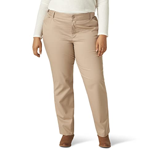 Lee Women's Plus Size Relaxed Fit All Day Straight Leg Pant