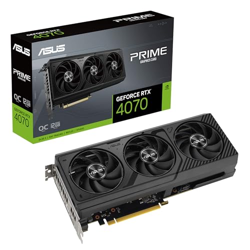 ASUS TUF Gaming GeForce RTX ™ 5070 12GB GDDR7 OC Edition Gaming Graphics Card (PCIe® 5.0, HDMI®/DP 2.1, 3.125-slot, Military-Grade Components, Protective PCB Coating, axial-tech Fans)