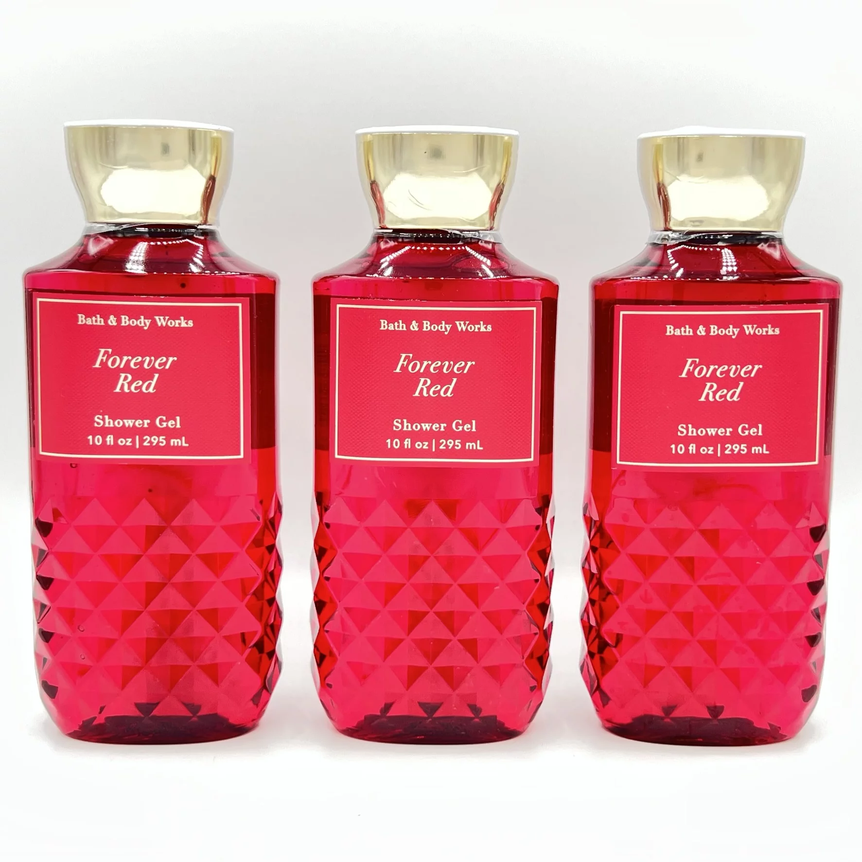 Bath & Body Works Forever Red Shower gels 3-Piece Bundle