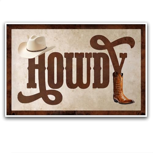 You Will Western Prints Wall Canvas Art Southwest Wall Art Modern Design Poster Ranch Wall Decor Print Easy to Match Farmhouse Living Room Bedroom Dining Room Porch Aisle Hall Entrance and More