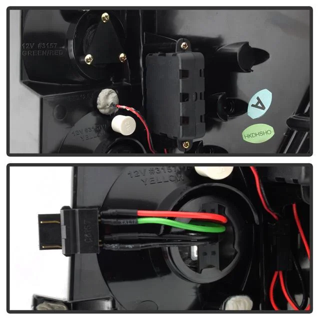 Spyder Jeep Grand Cherokee 07-10 LED Tail Lights - Black