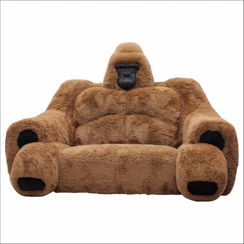 gorilla sofa,sofa bed,Big sofa gorilla,sleeper sofa,sofas and couches,sofa and bed Animal chair (Cowhide Sofa Gorillas)