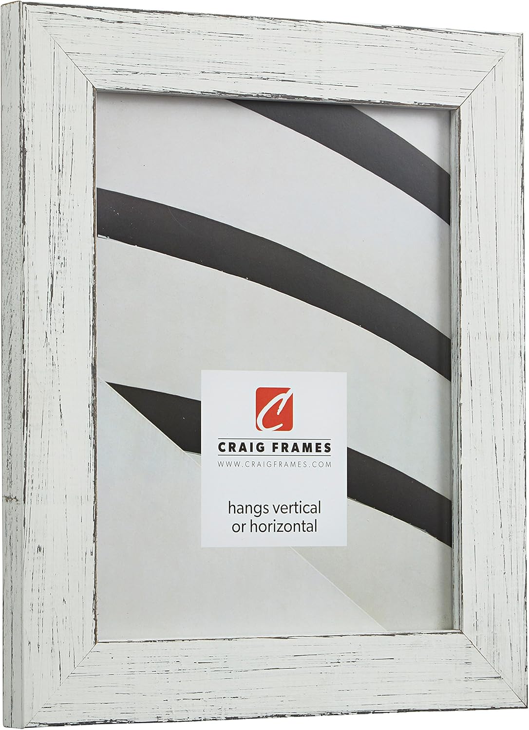 Craig Frames Jasper 16x20 Picture Frame, Country Marshmallow White, Wall Display