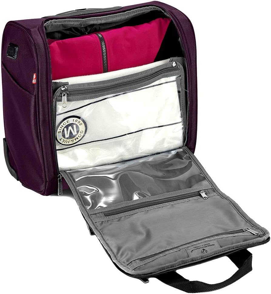 TPRC Seat Carry-On Bag, Purple, Underseater 15-Inch