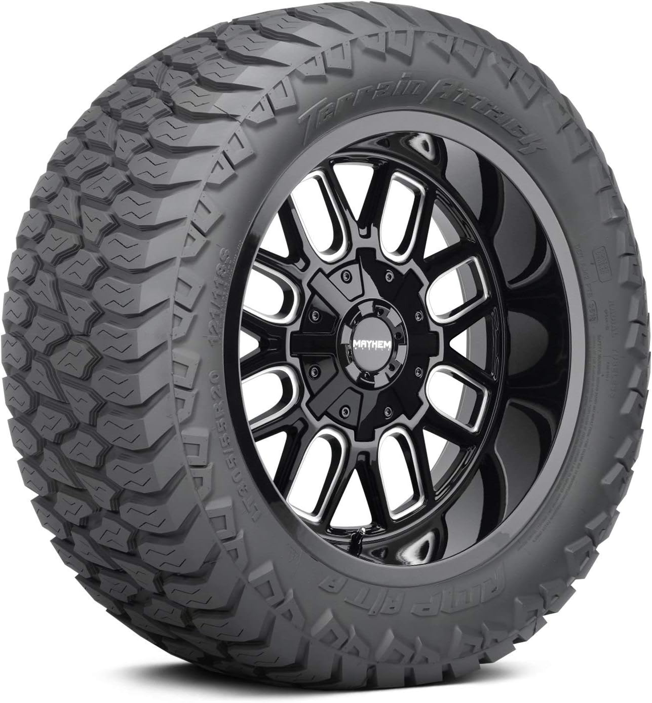 265/50R20 AMP Terrain Attack A/T A 121/118S E/10 Ply Tire