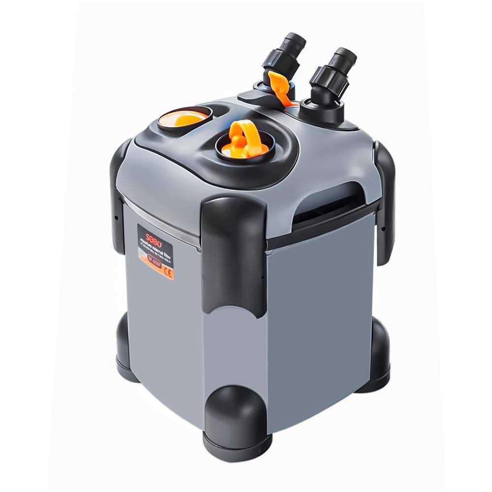 CANVUNTHY Aquarium External Canister Filter Fish Tank Water Circulation Filter with Filter Media 171/225/266/317/397GPH - Pet Supplies online store