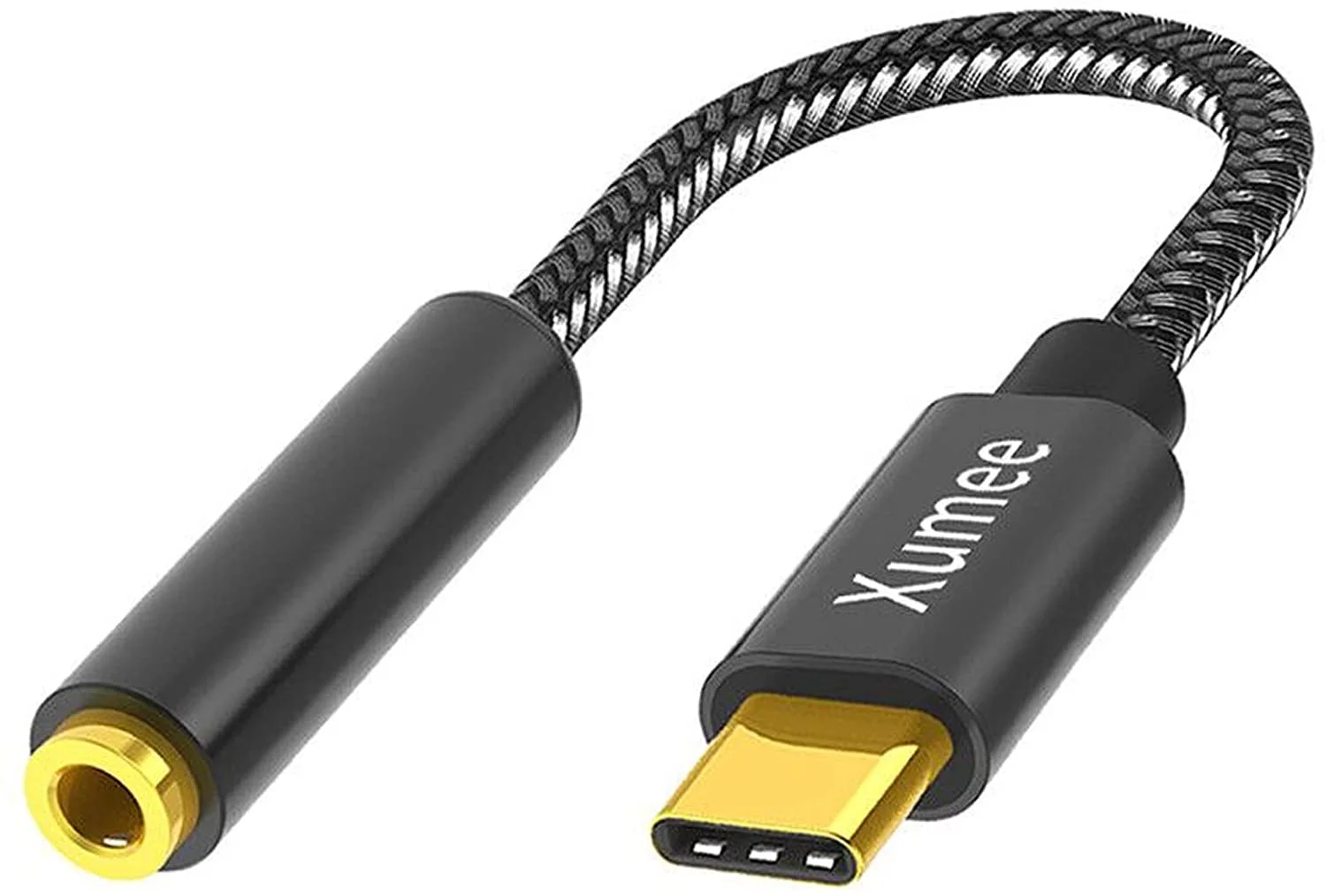 USB C to 3.5mm Headphone Adapter - USB Type C to AUX Audio Jack Hi-Res DAC Dongle Cable Cord Compatible with Pixel 5 4