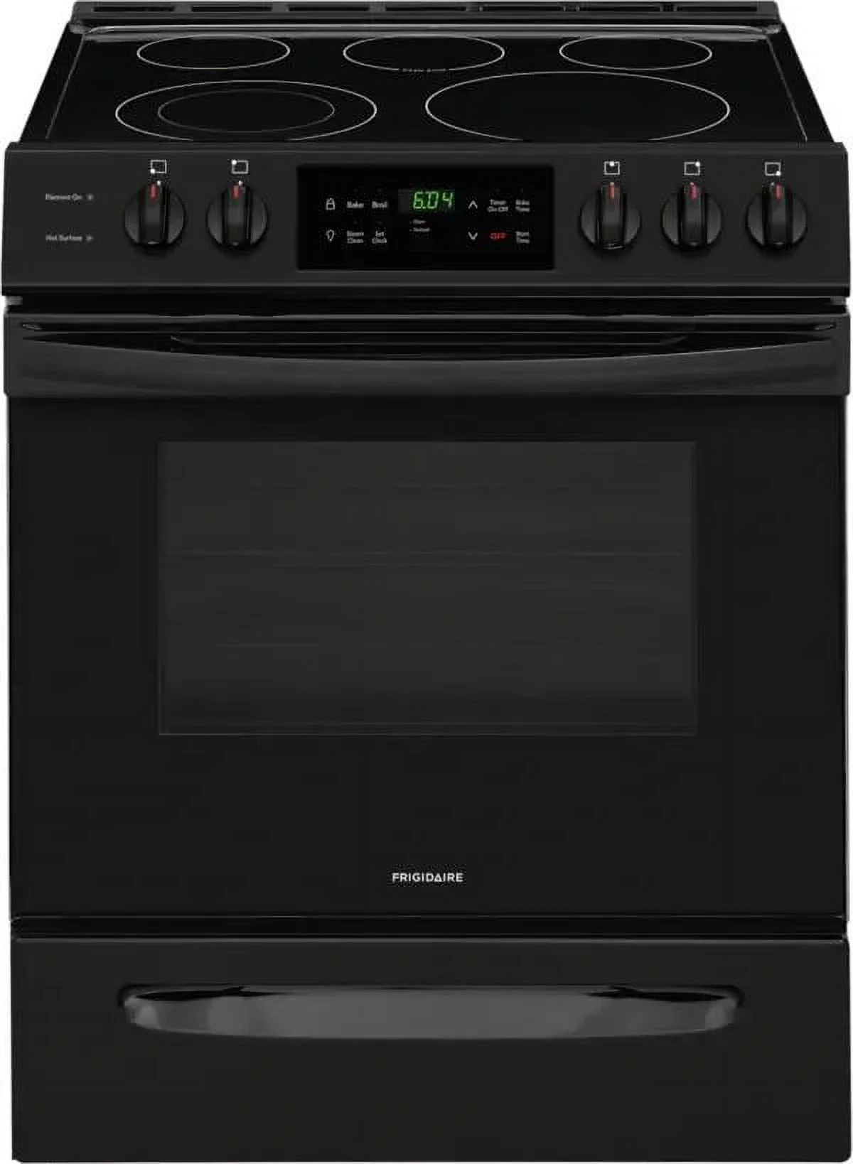 Frigidaire FFEH3054UB - Range - freestanding - niche - width: 30 in - depth: 24 in - height: 36 in - with self-cleaning - black