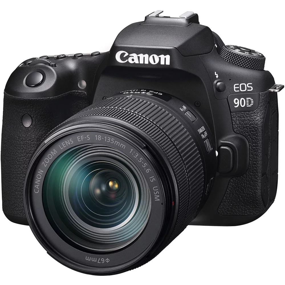 Canon EOS 90D DSLR Camera with 18-135mm Lens 3616C016 - Curated Treasures Market