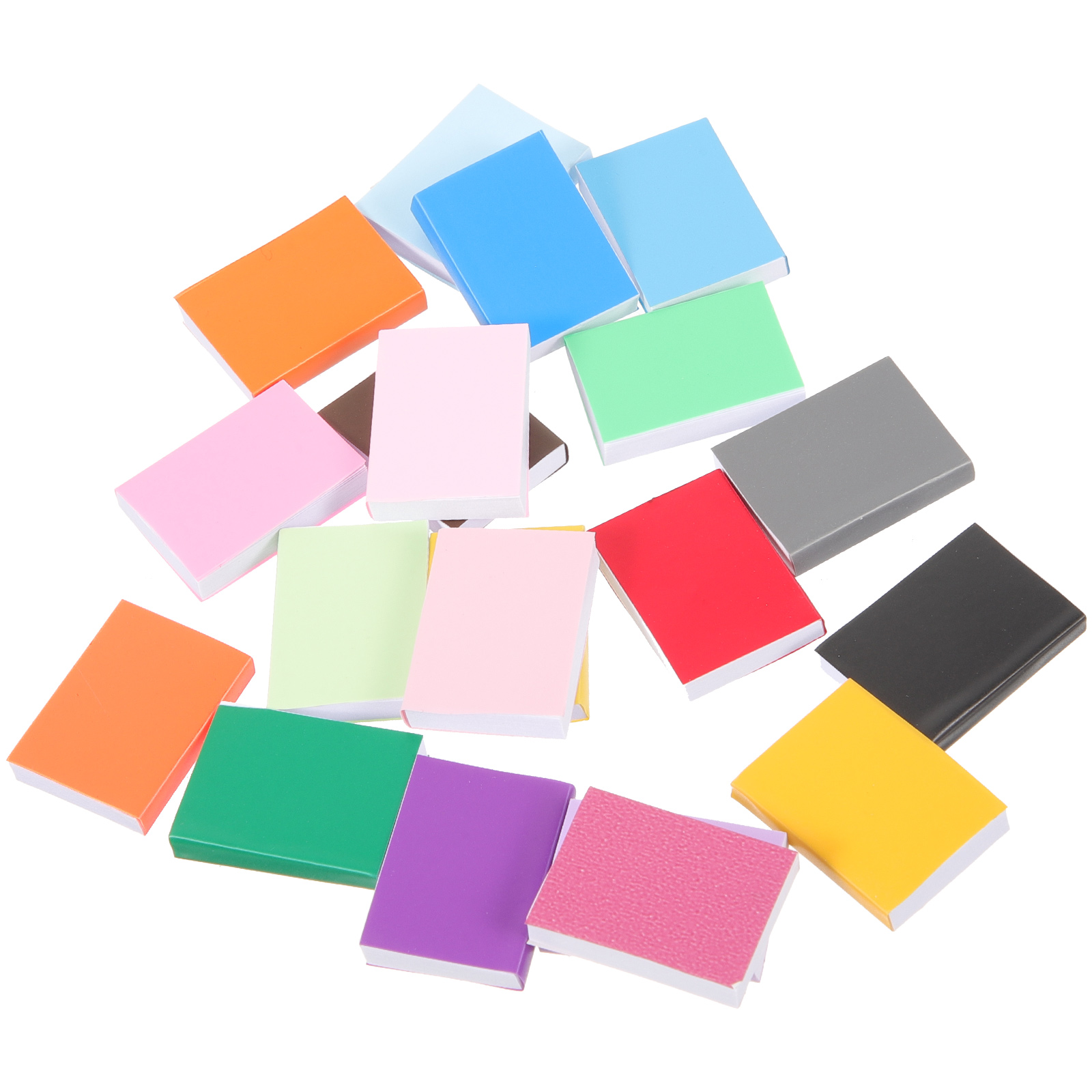 20pcs Colored Miniature Book Models Doll House Mini Books Mini House Layout Book Decoration