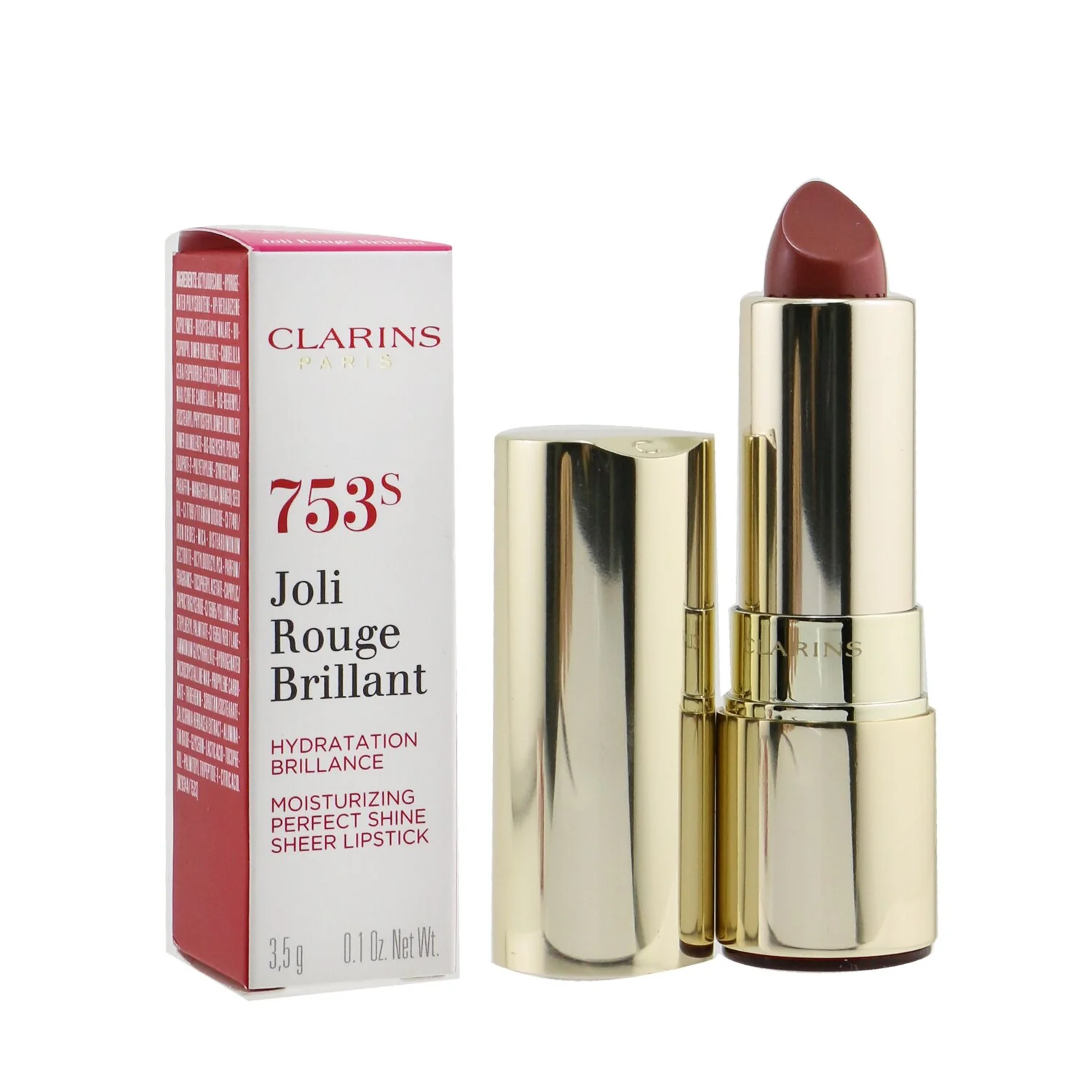 Clarins Joli Rouge Brillant (Moisturizing Perfect Shine Sheer Lipstick) - # 32 Pink Cranberry  3.5g/0.1oz