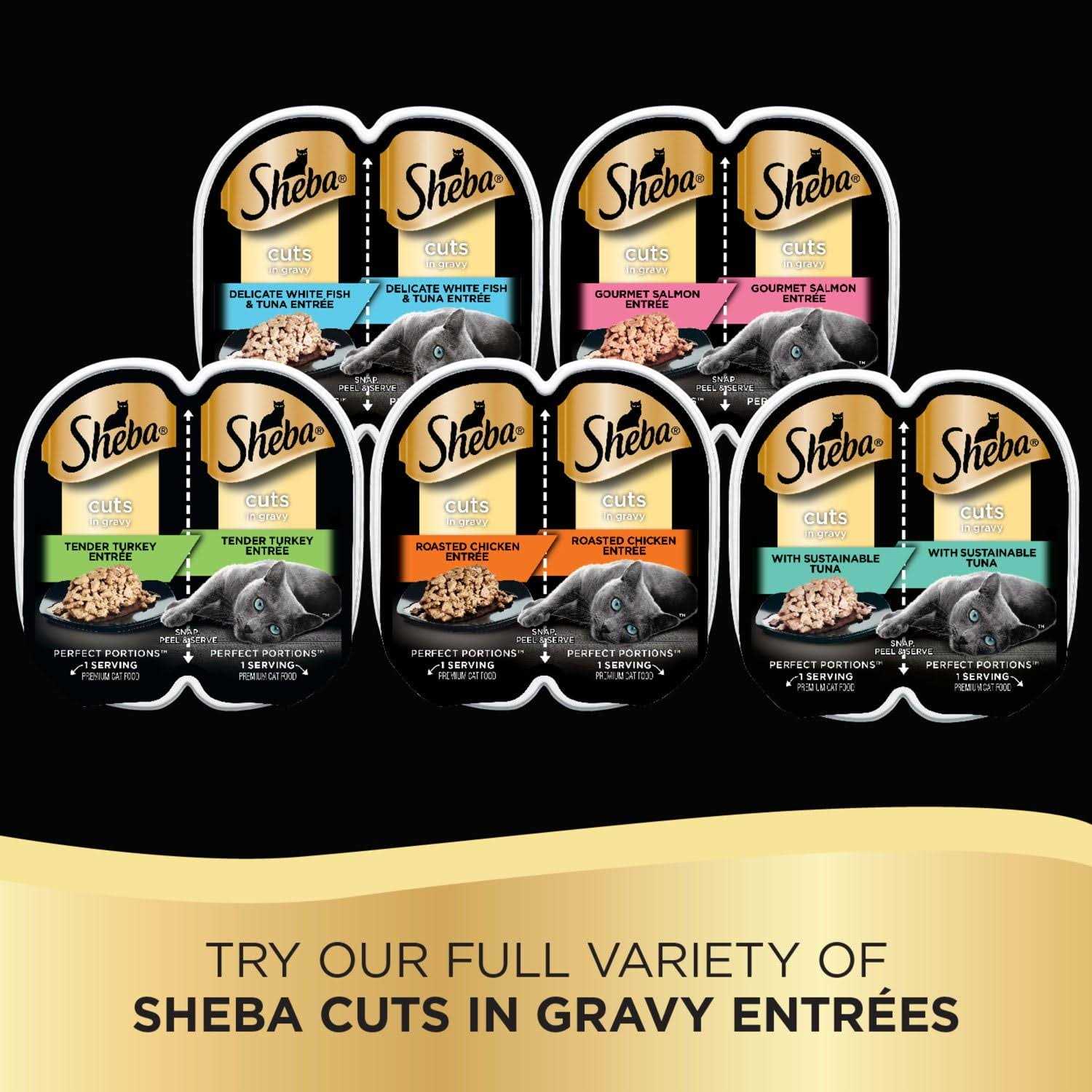 Sheba Perfect Portions Cuts in Gravy - Pet Supplies online store