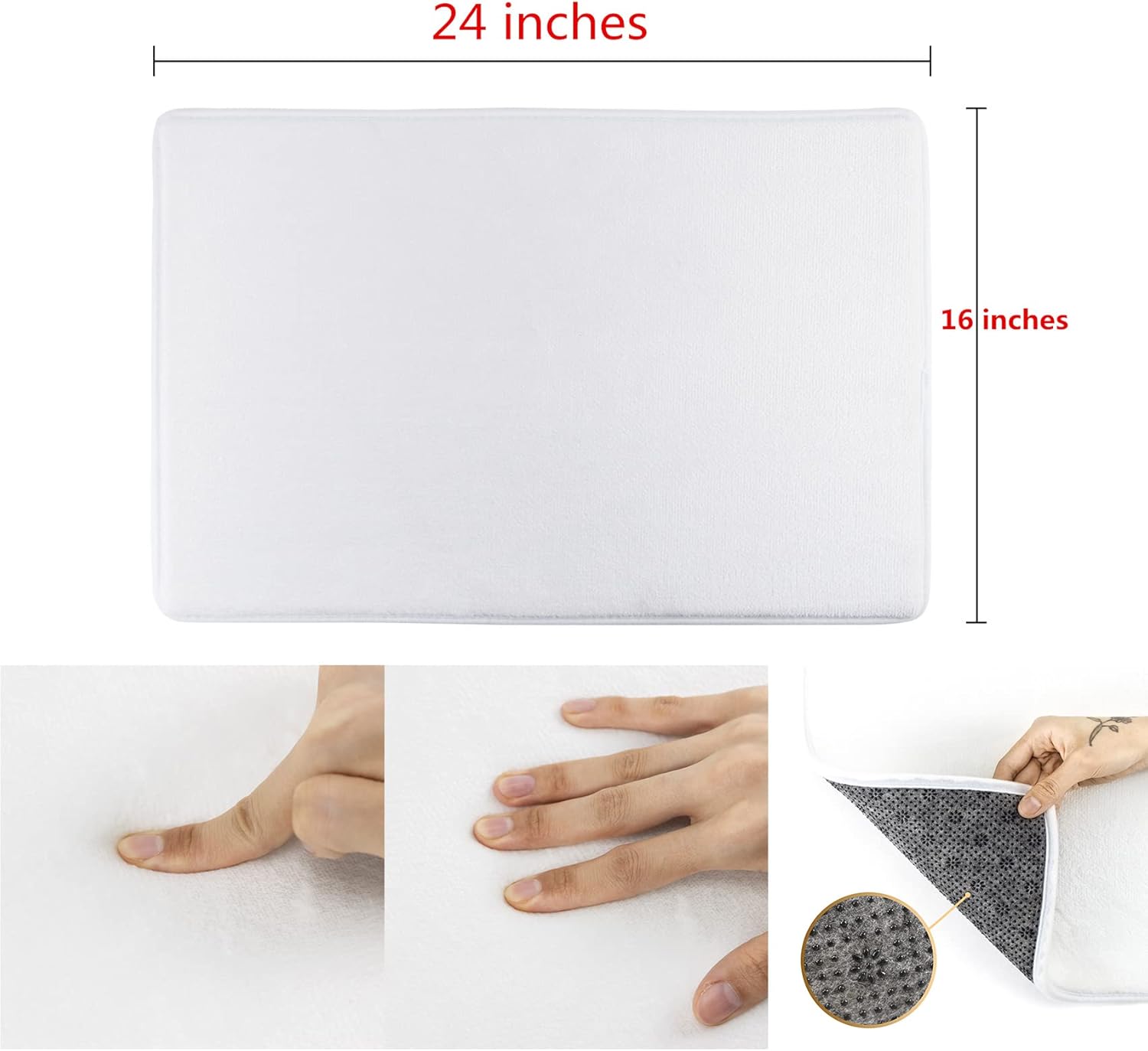 Water Tropical Green Leaves Exotic Banana Palm Leaves Ground Door Entrance Mat Easy Clean Mat Outdoor Home Decor for Kitchen Bathroom Garage 16X24Inch