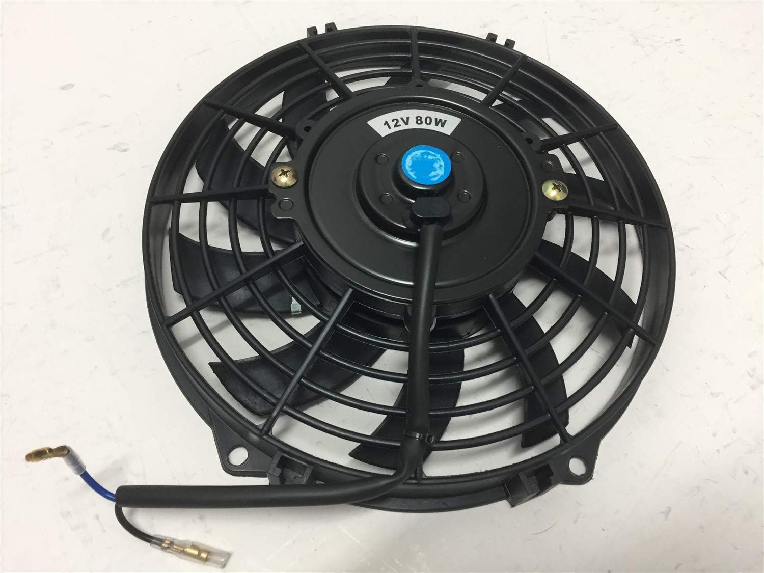 Radiator Cooling Fans Universal Pull Push Slim Electric Fan with Mounting Kit (9 inch) Pack of 2