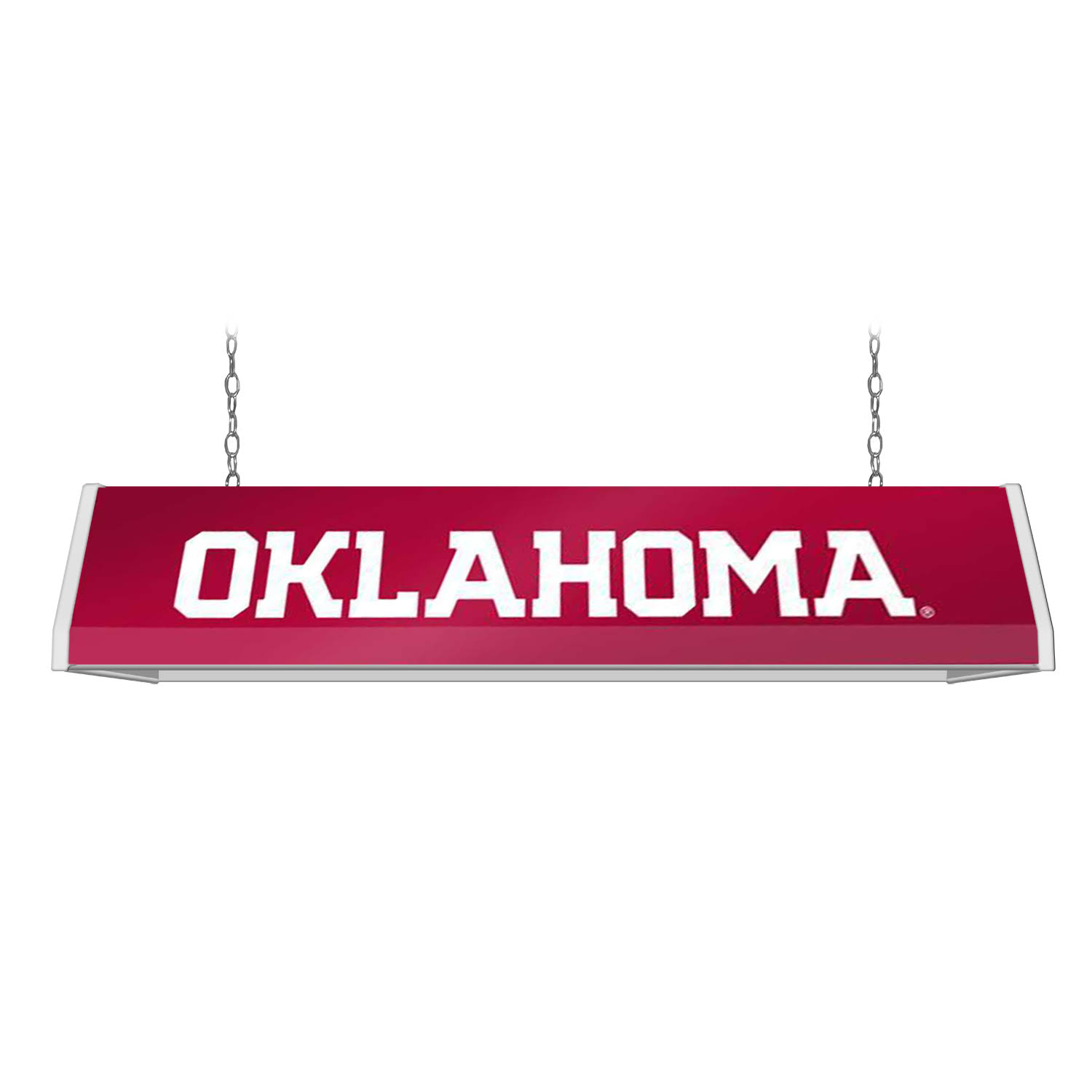 Oklahoma Sooners 38x22 Standard Pool Table Light-Red