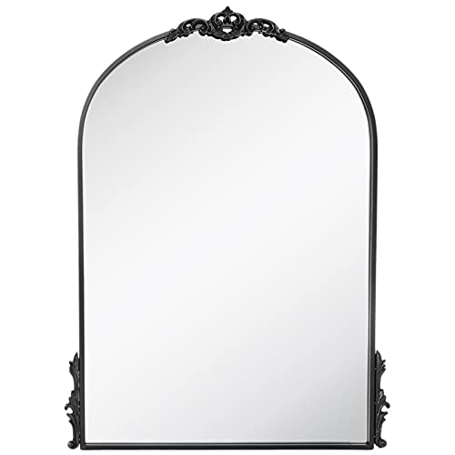 Hobby Lobby Gold Wall Arch Mirror – Arch & Flourish - MDF Back Arched Ornate Mirror for Vanity, Living Room or Event – Home Décor