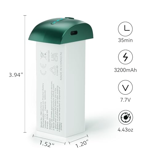 G11PRO Drone Battery, 7.7V 3200mAh Rechargeable Lithium Battery with Type-C Cable, Support Fast Charging