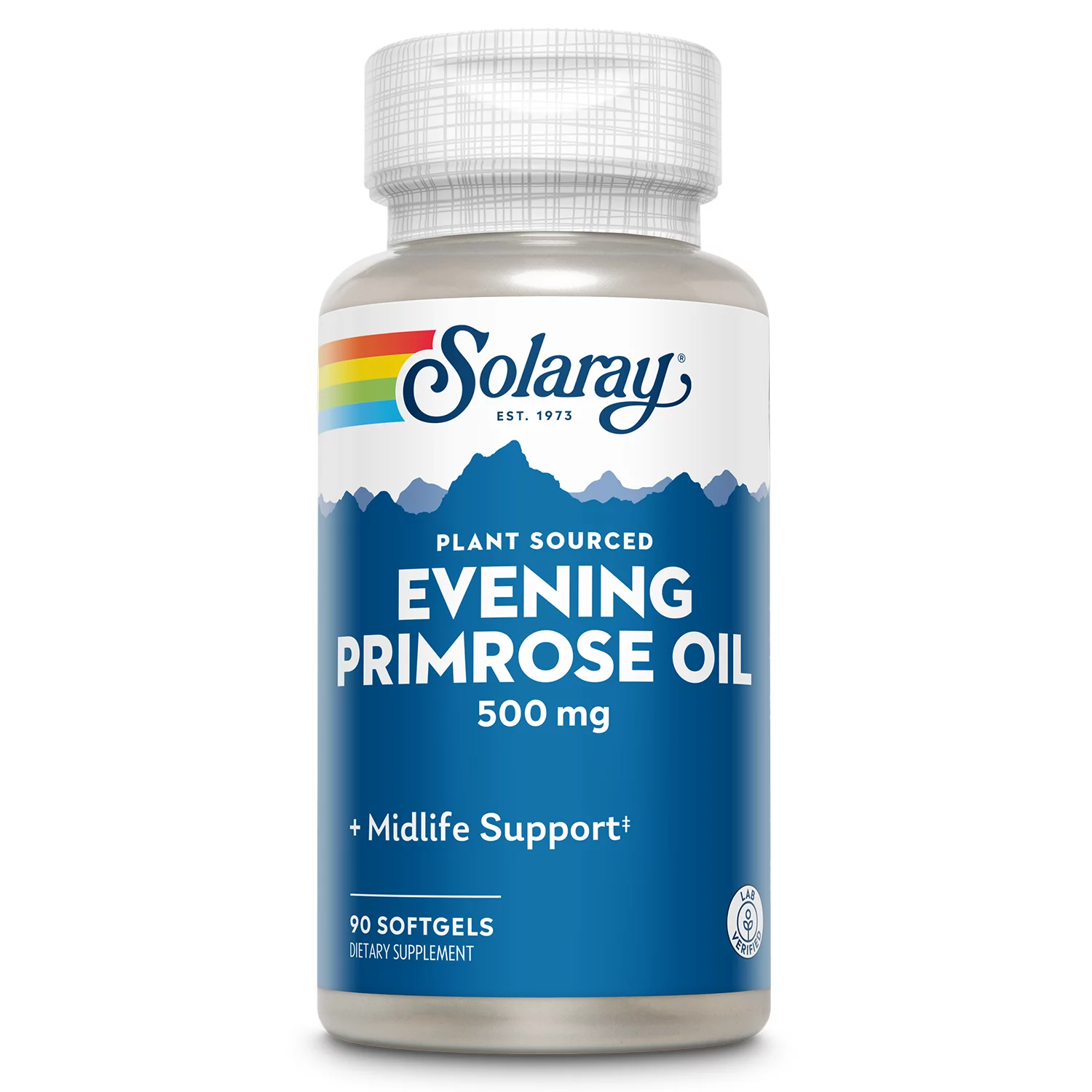 Solaray High Potency Evening Primrose Oil 500 mg | Cold Pressed | Womens Health Support | 90 Softgels
