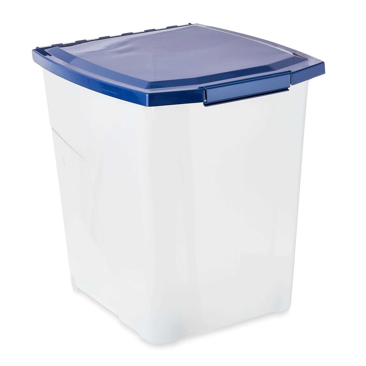 Vibrant Life Plastic Pet Food Storage Container with Locking Lid - Pet Supplies online store
