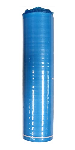 200Sqft AMERIQUE Premium 3-in-1 Heavy Duty Foam 3Mm Thick Flooring Underlayment Padding with Tape & Vapor Barrier, Royal Blue