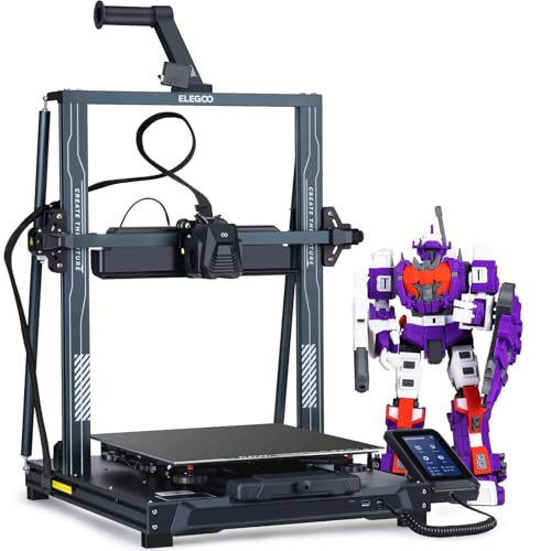 ELEGOO Neptune 3 Pro FDM 3D Printer with Auto Bed Leveling, Dual-Gear Direct Extruder, Dual Lead Screw Drive, Removable Capacitive Screen, 8.85x8.85x11in Large Printing Size