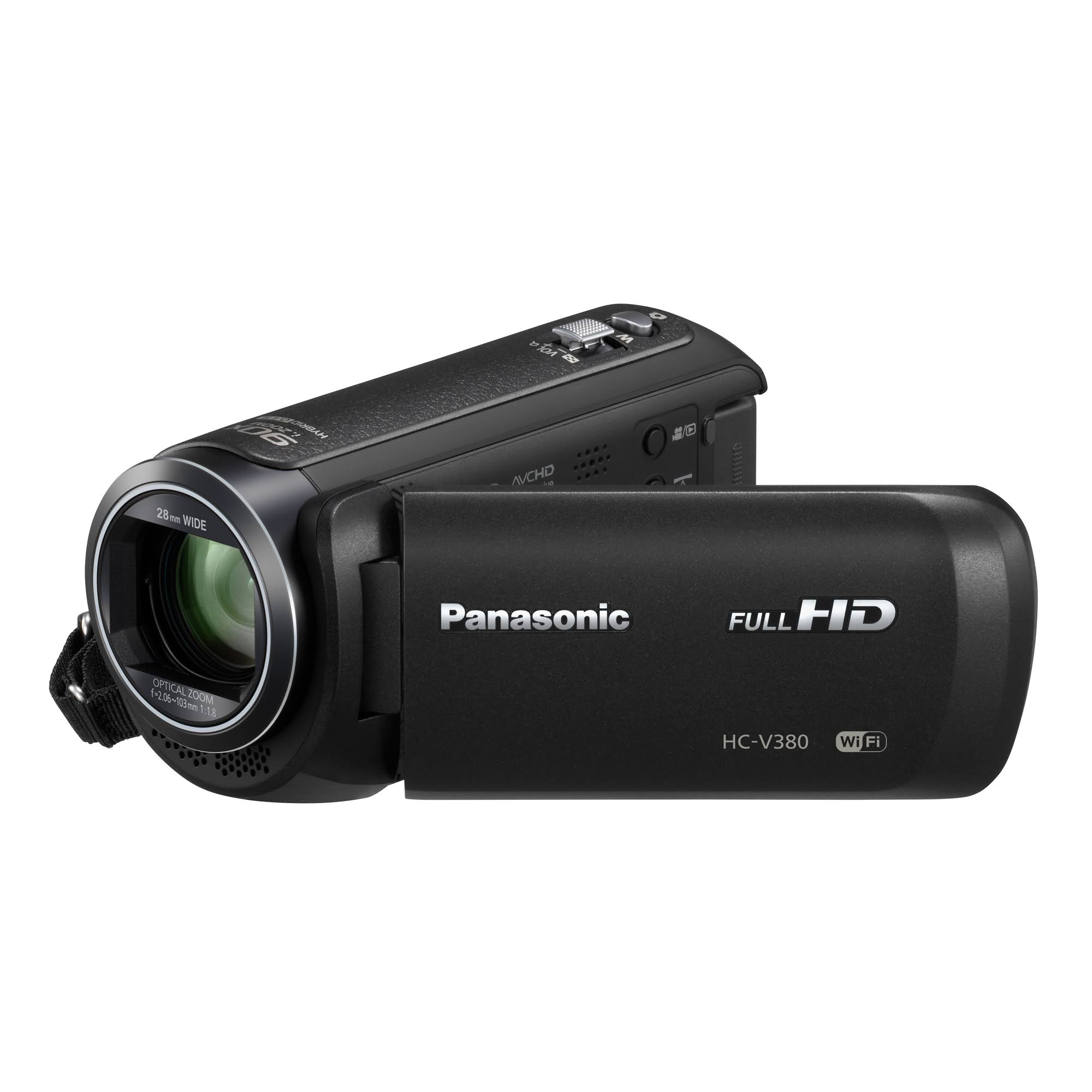 Panasonic HC-V380 2.51 MP Camcorder - 1080p