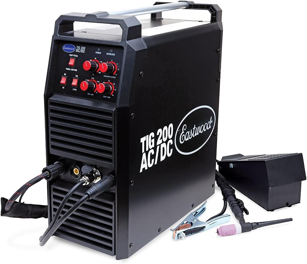 Eastwood 200 AMP AC/DC TIG Welder With 1/4 Inch Thick Welding Capacity