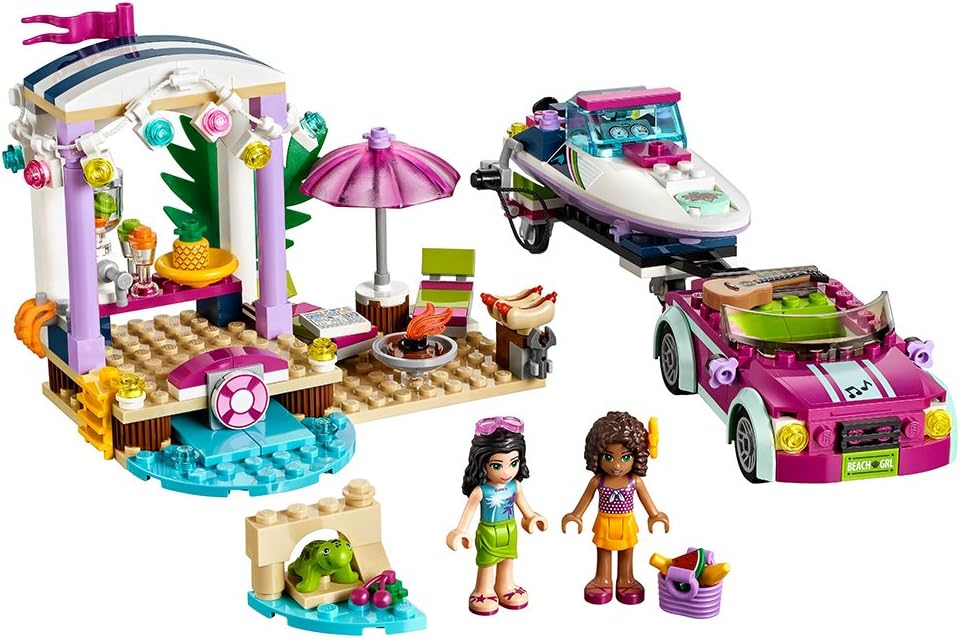 LEGO Friends Andrea's Speedboat Transporter 41316 Building Kit (309 Piece)