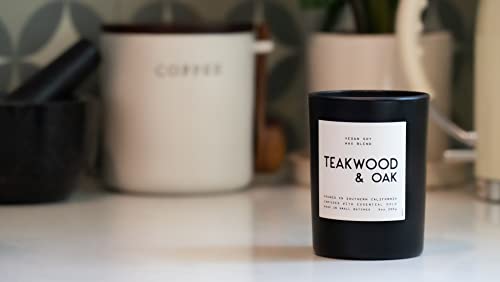 | Masculine Aromas 9oz | 50 Hours | Soy Wax | Scented Mens Candles with Natural Essential Oils | Vegan (Cigar Lounge)