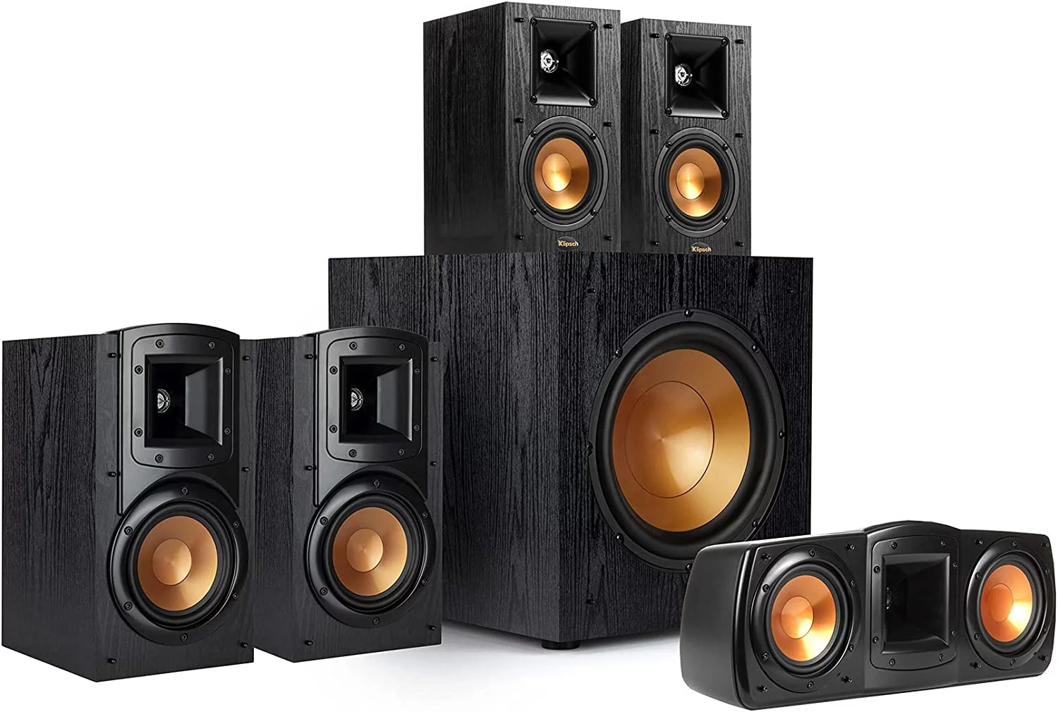 Klipsch B-200-BLACK Synergy Black Label Bookshelf Speakers (2020) - Radiant Selections