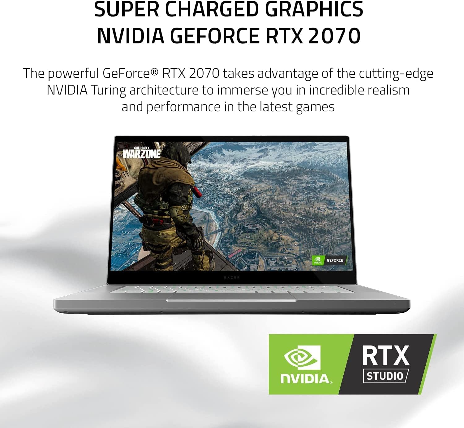 Razer Blade 15 Gaming Laptop, 15.6” 4K OLED Display, Intel i7-10750H 5.0GHz, NVIDIA GeForce RTX 2070 Max-Q 8GB GDDR6, Wi-Fi 6, Thunderbolt 3, Backlit KB, Dolby Audio, Win 10, w/Accessories