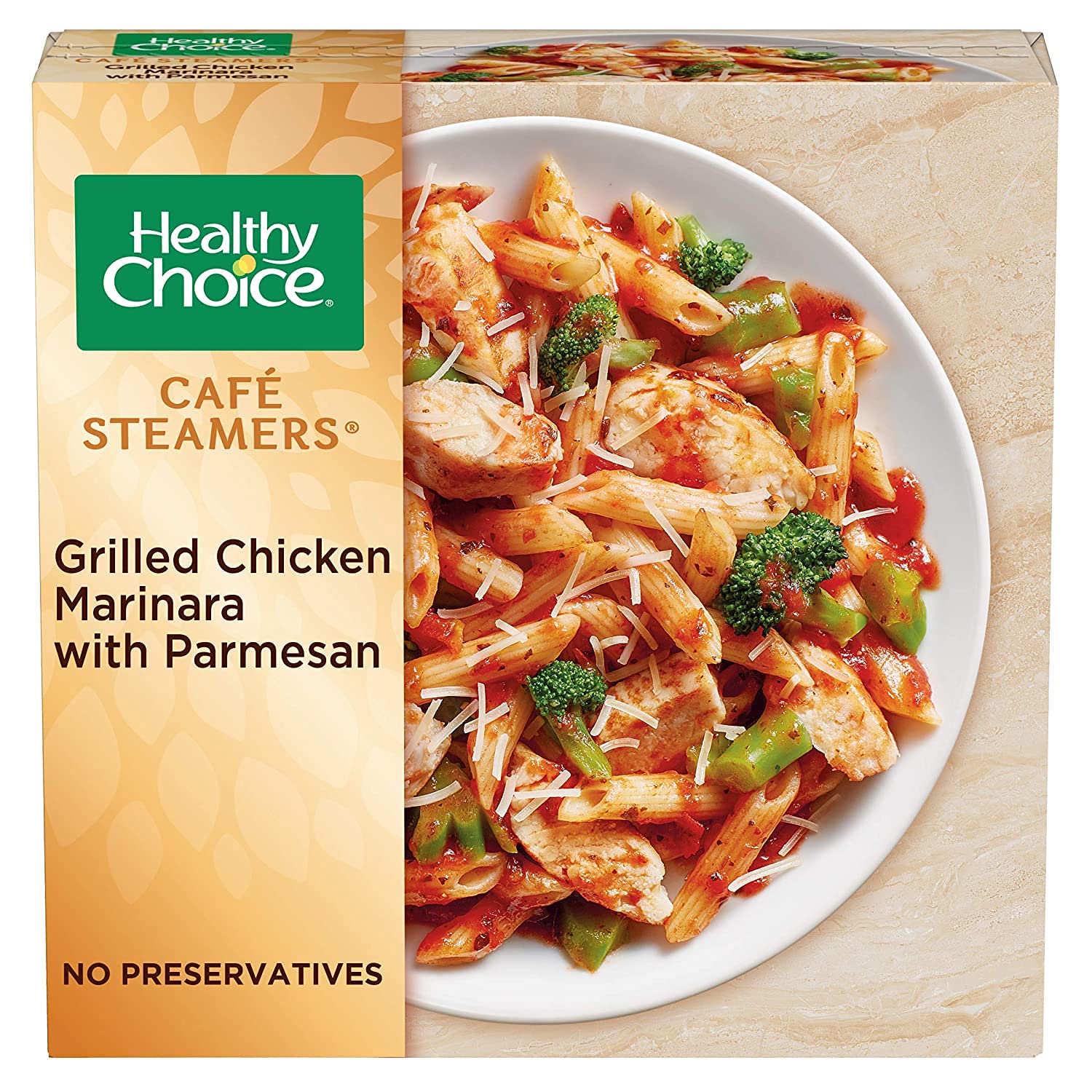 Healthy Choice Combo Pack - Beef Teriyaki - Grilled Chicken & Broccoli Alfredo - Grilled Chicken Marinara - Grilled Chicken Pesto - Sweet and Sour Chicken - 3 Boxes of Each, 15 Total
