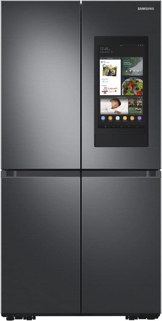 SAMSUNG 28.6 Cu. Ft. Fingerprint Resistant Black Stainless Steel Smart 4-Door Flex Refrigerator Featuring Family Hub With Beverage Center And Dual Ice Maker - RF29A9771SG/AA