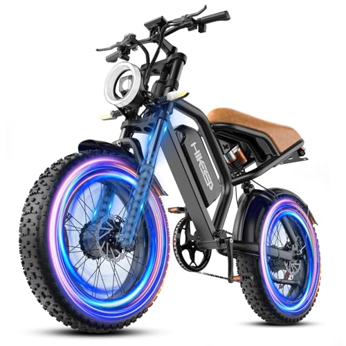 Electric Bike for Adults, 750W/1500W Peak Motor Ebike, 48V 15Ah Removable Battery, 60 Miles (PAS), 20