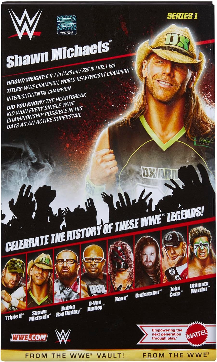 Ringside Shawn Michaels (DX) - WWE from The Vault Exclusive Series 1 Toy Wrestling Action Figure