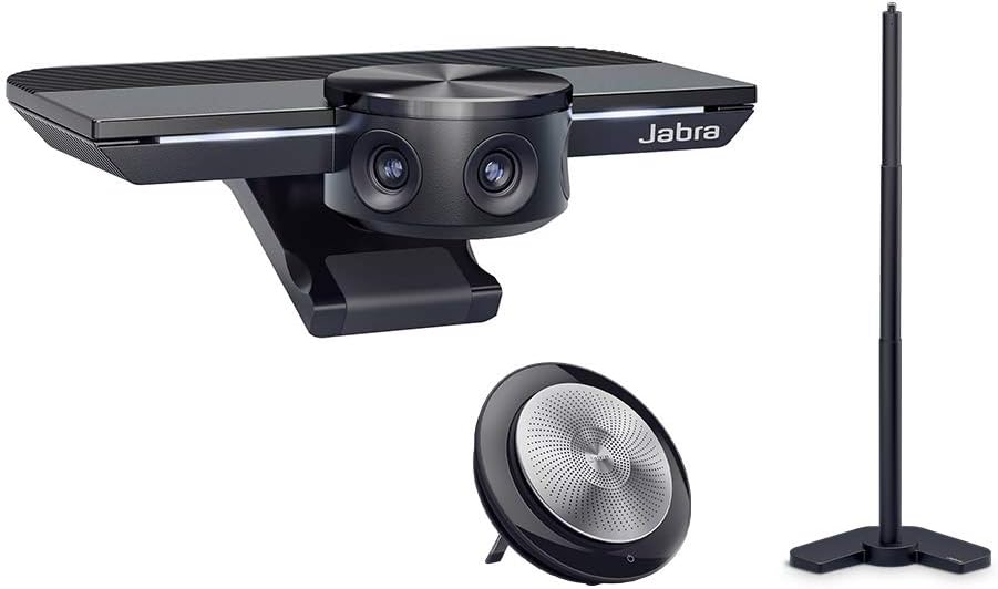 Jabra PanaCast (8100-119) with Jabra Speak 710 MS Wireless Bluetooth Speaker (7710-309) with Jabra PanaCast USB Hub (14207-59) and Jabra PanaCast Wall Mount (14207-57) Bundle