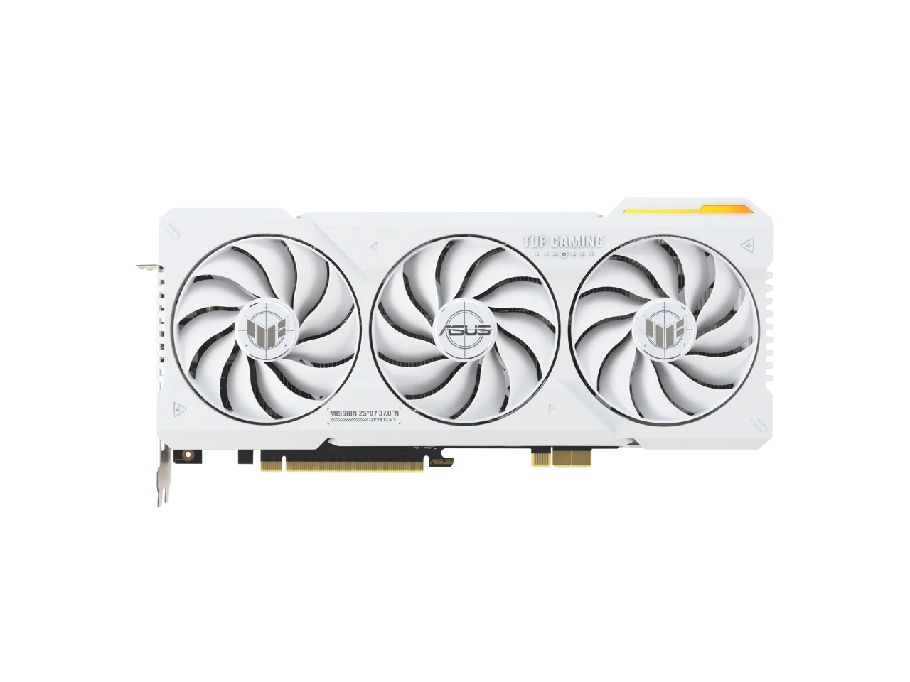 ASUS TUF Gaming GeForce RTX 4070 Ti SUPER BTF White OC Edition Gaming Graphics Card (Exclusive to ASUS BTF ATX Motherboards, Graphics card high-power gold finger) TUF-RTX4070TIS-O16G-BTF-WHITE - Curated Treasures Market